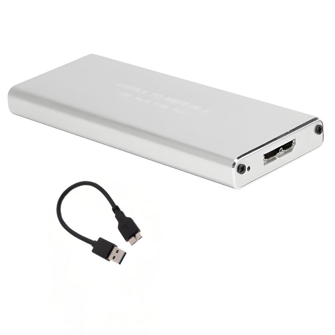 M.2 Sata SSD Ngff To USB 3.0 B-Key Mini Çevirici Adaptör Harici Harddisk Kutusu