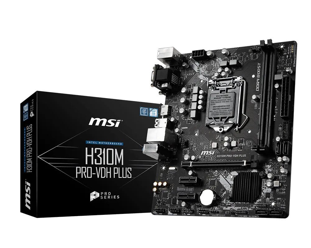 MSI H310M PRO-VDH PLUS 2666MHz DDR4 Soket 1151 mATX Anakart
