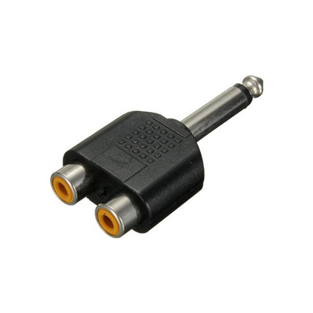 Oem Stereo 6.3 mm Erkek 2 Rca Dişi Aparat
