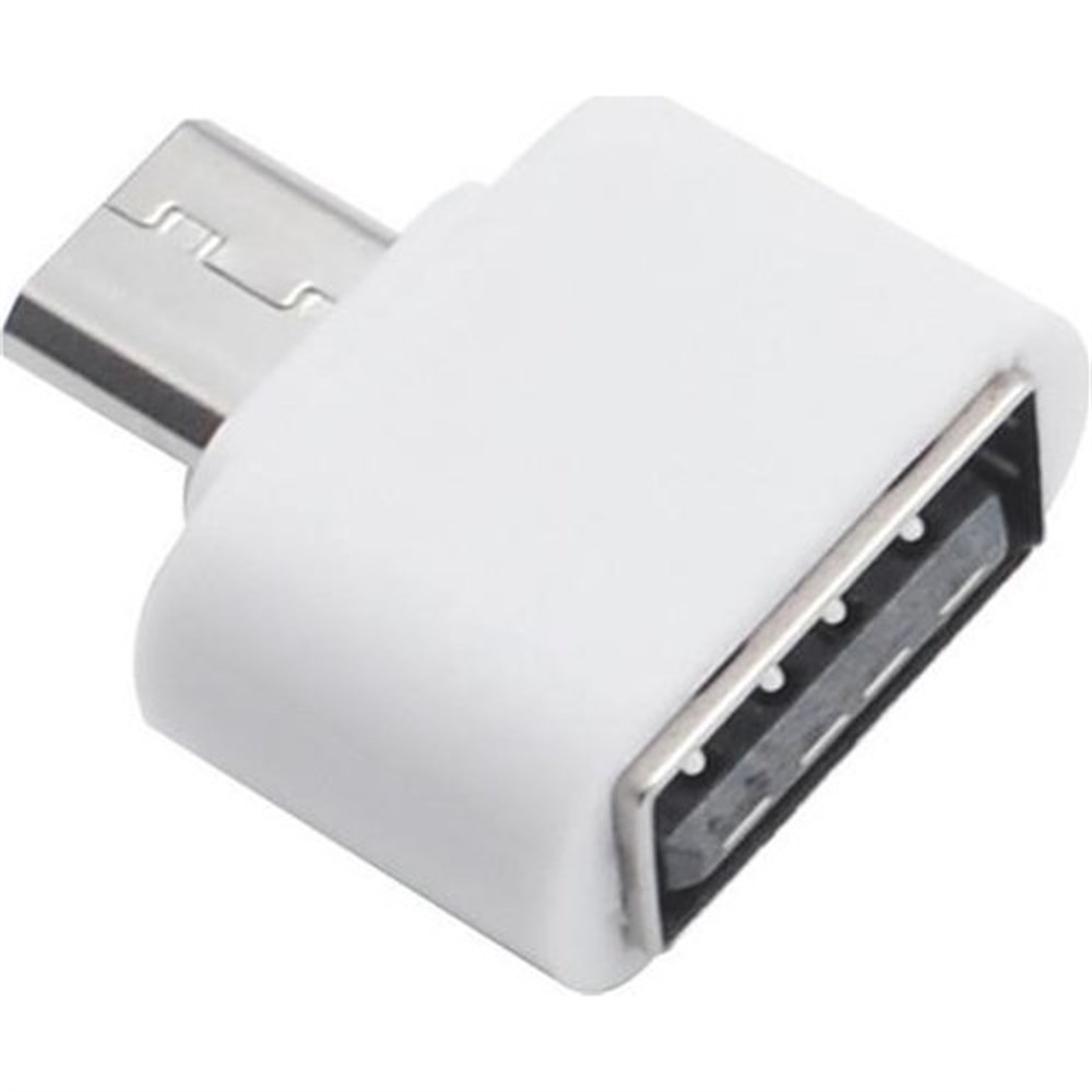 OTG USB TO MİCRO USB Dönüştürücü (Beyaz)