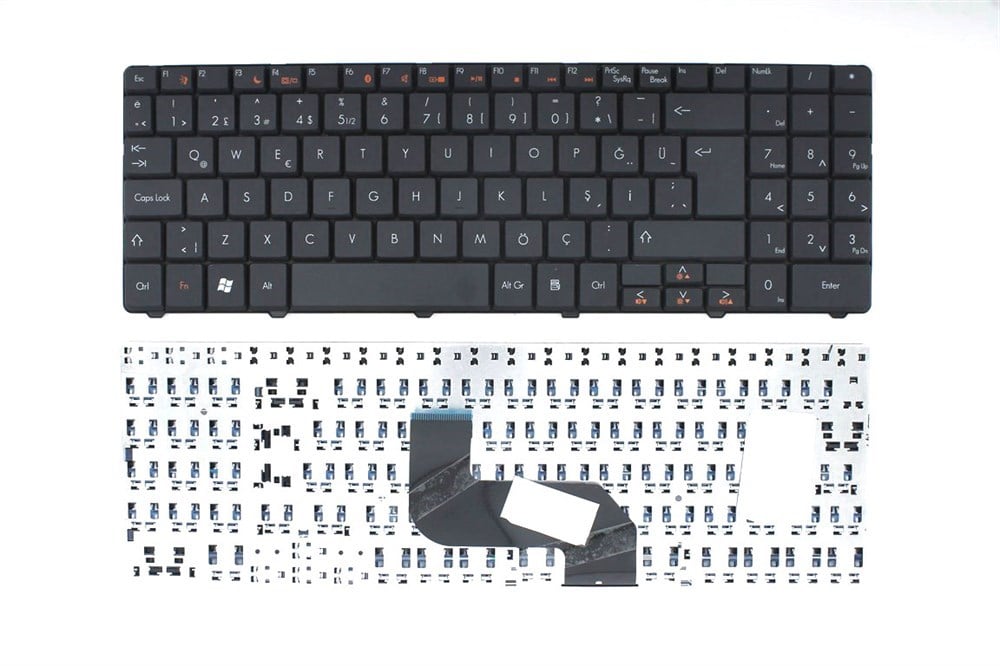 Packard Bell Tj65 Tj75 Lj63 Lj65 Lj67 Lj75 Klavye tuş Takımı MS2273 MS2274 MS2285 MS2288
