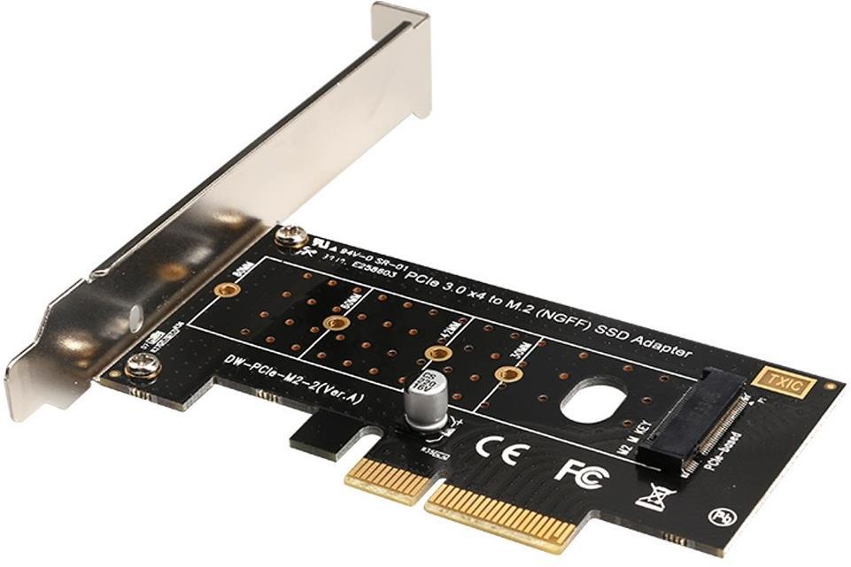 Pci-e Express 3.0 X4 To Nvme Ssd M.2 M Key Kart