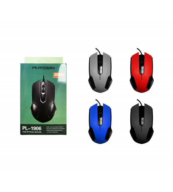 PLATOON PL-1906 USB OPTICAL KABLOLU MOUSE