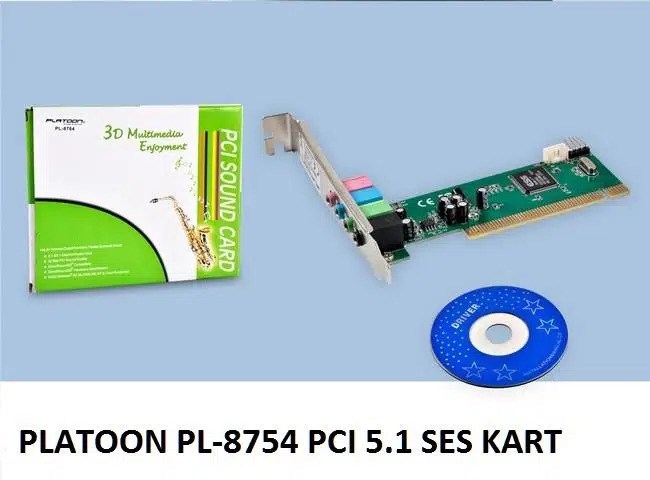 Platoon PL-8754 PCI Ses Kartı 4+1