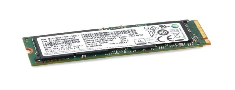 Samsung MZVLV256HCHP-000H1 - 256GB NVMe PCIe Gen3 x4 M.2 2280