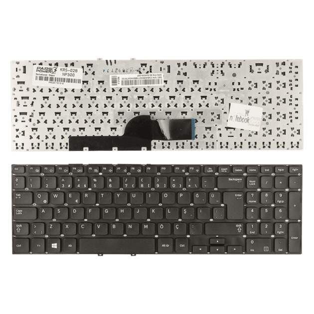 Samsung NP355V5C, NP355V5X, NP550P5C Notebook Klavye (Siyah TR)