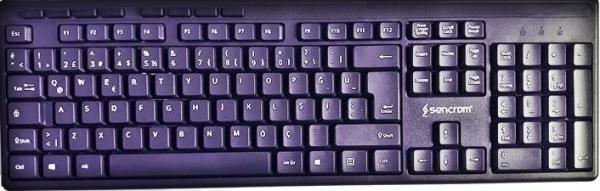 Sencrom Sm-X3 Klavye Multimedia Q Klavye - Siyah