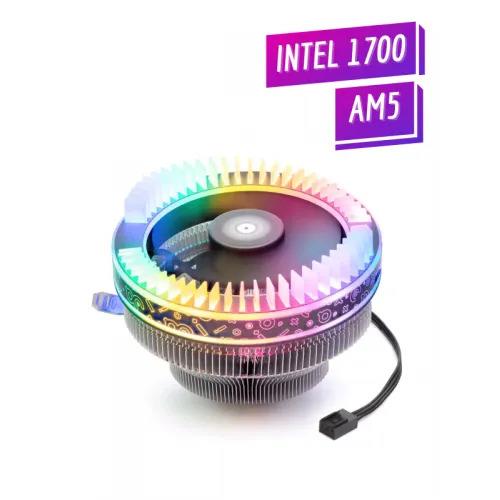 SPECTRUM KELEBEK RAİNBOW UNİVERSAL AMD iNTEL CPU FAN 1200, 1700 pin