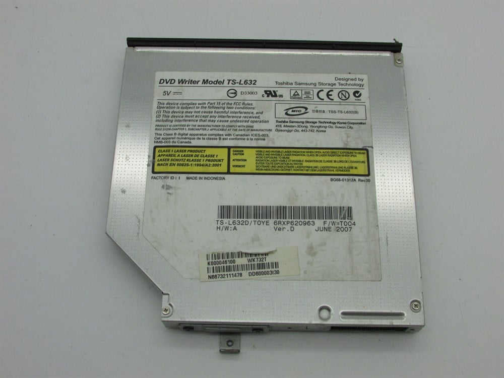 TOSHİBA A200-1M4 Notebook Dvd Rom