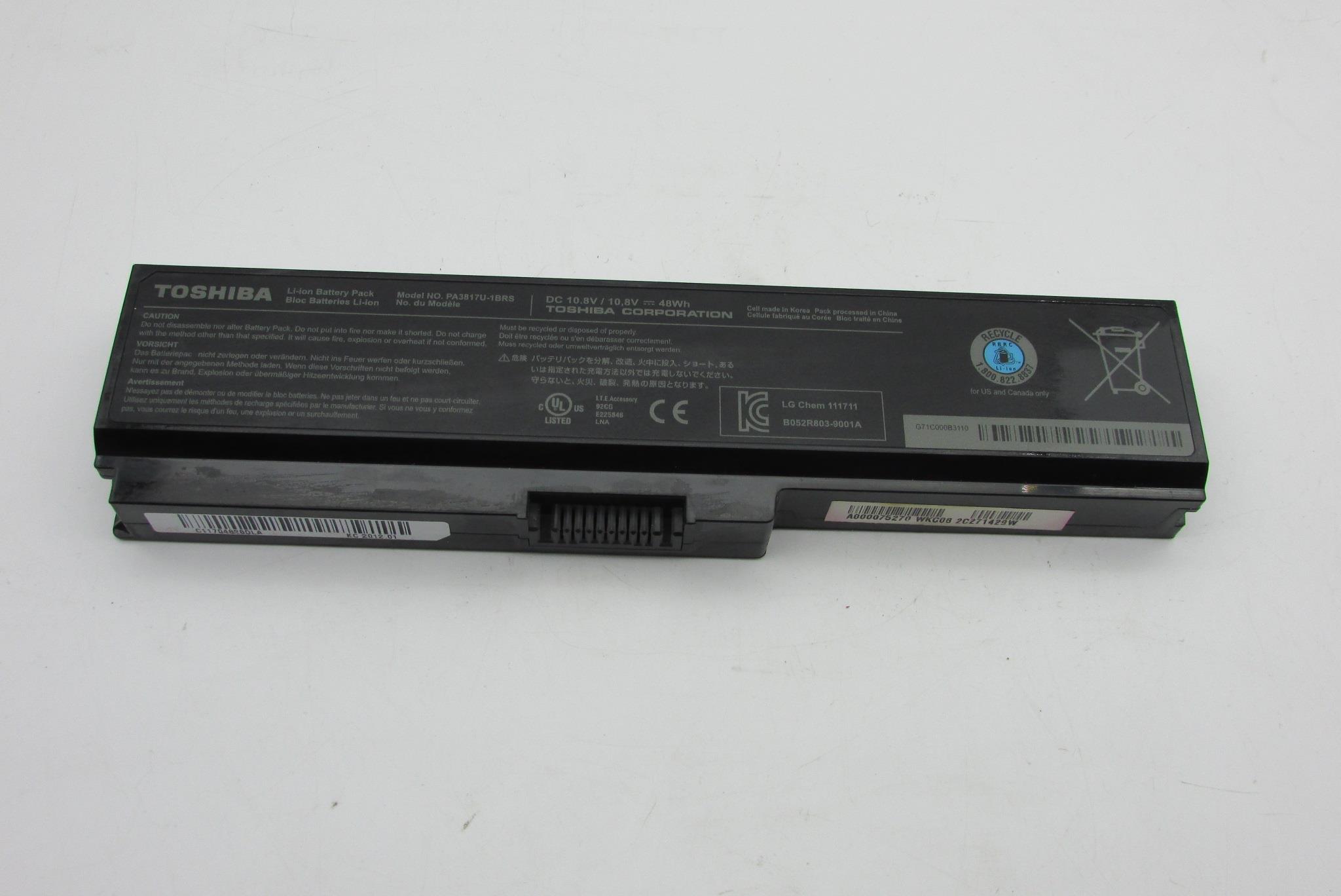 TOSHİBA L750-1XT PSK1YE-02100GTE Notebook Batarya