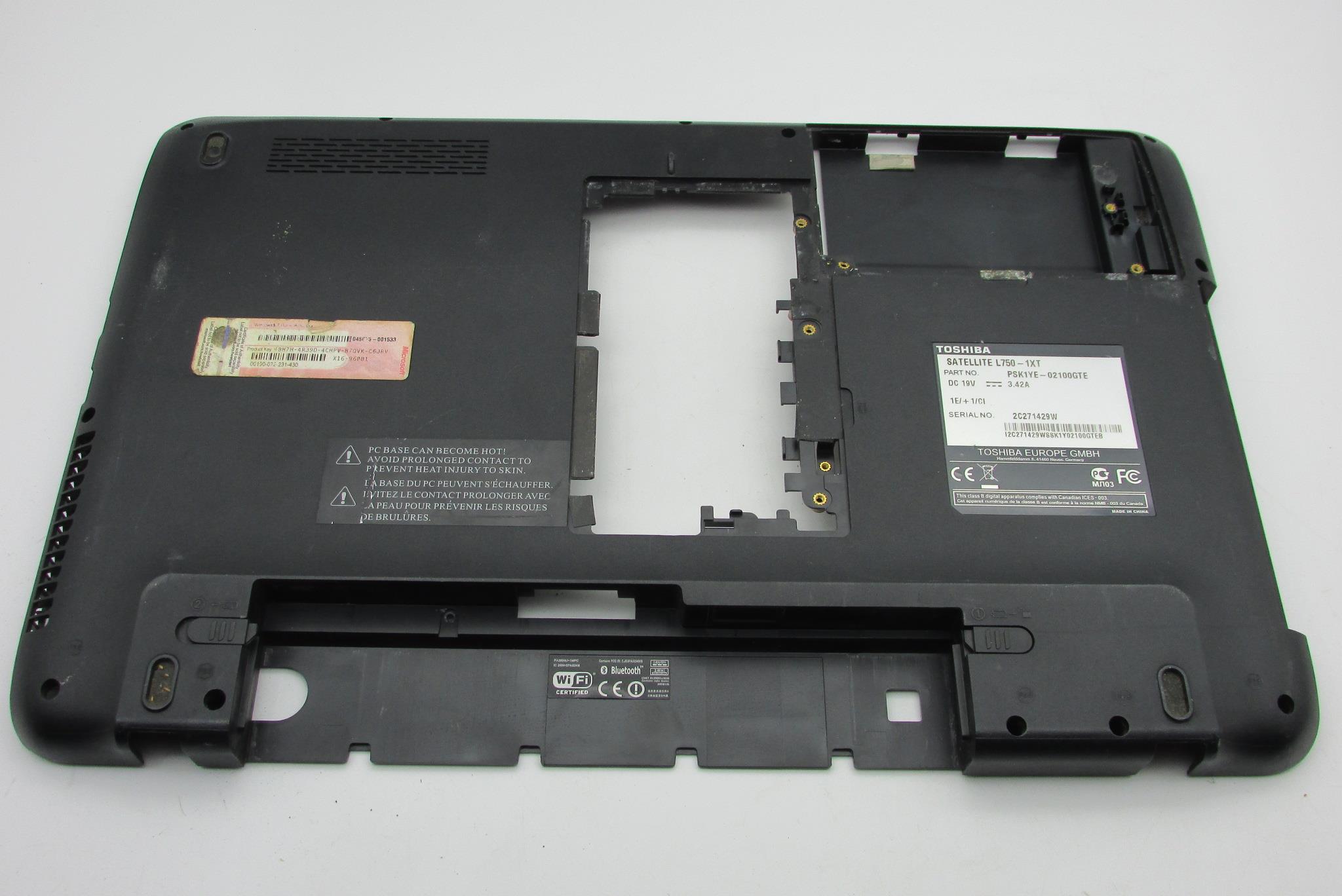 TOSHİBA L750-1XT PSK1YE-02100GTE Notebook Alt Kasa