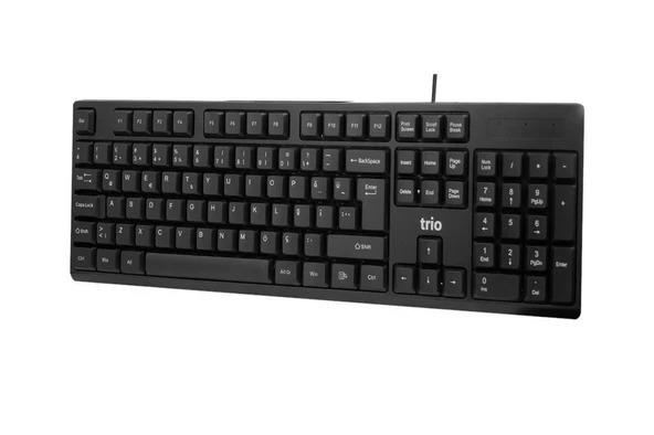 Trio TRK100 Standart Kablolu Usb Q Klavye
