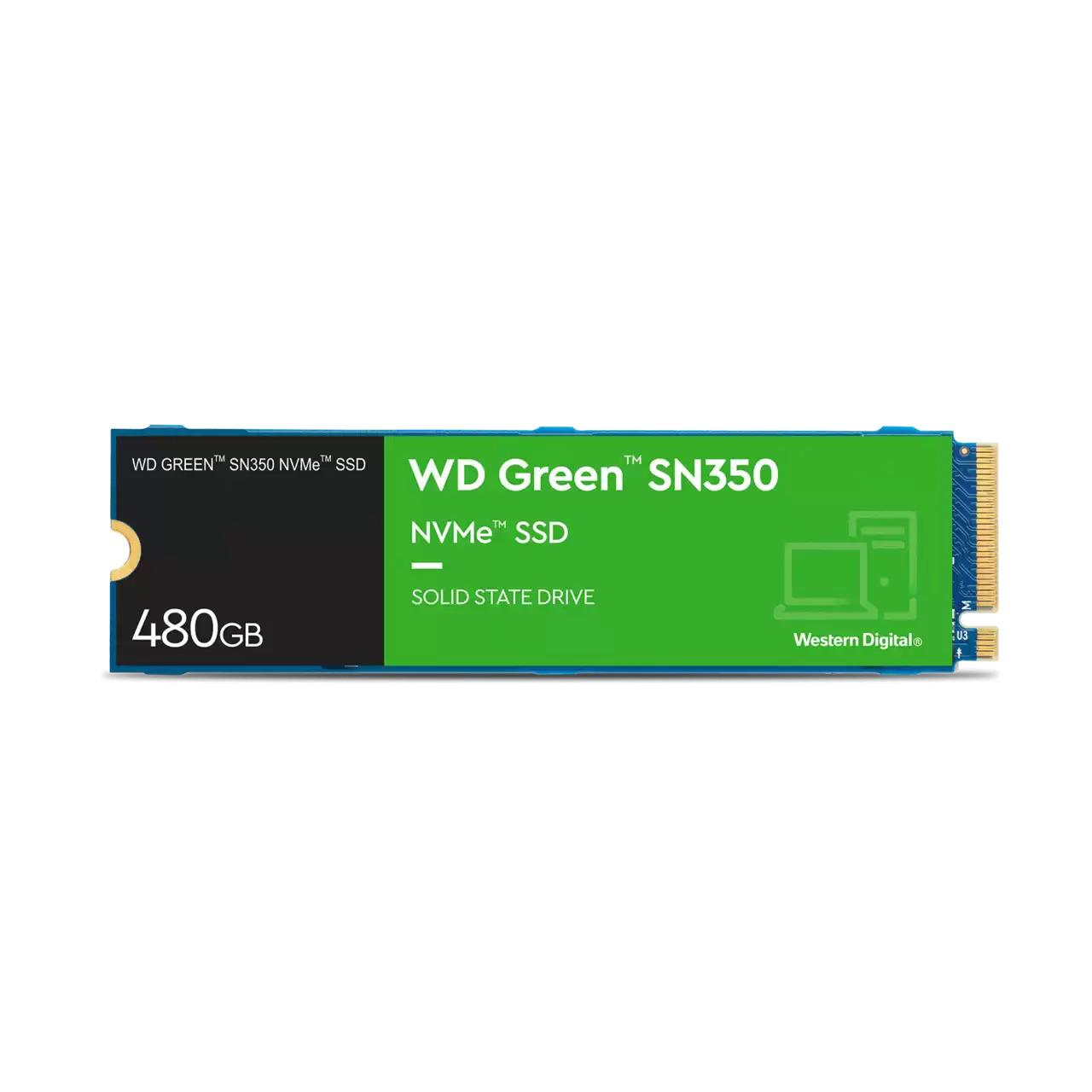 Wd 480GB Green SN350 WDS480G2G0C 2400-1650 Mb-S M.2 Nvme SSD Harddisk