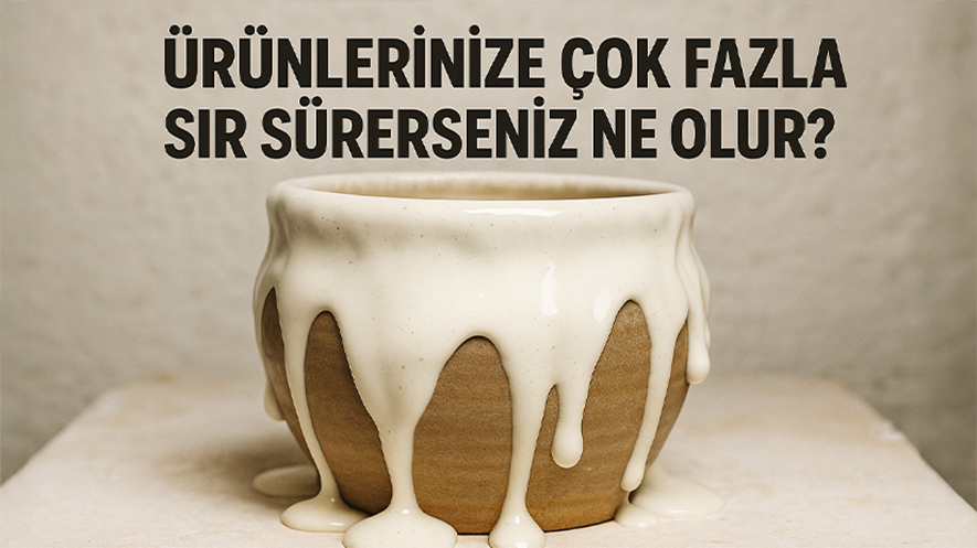 Ürünlerinize Çok Fazla Sır Sürerseniz Ne Olur?
