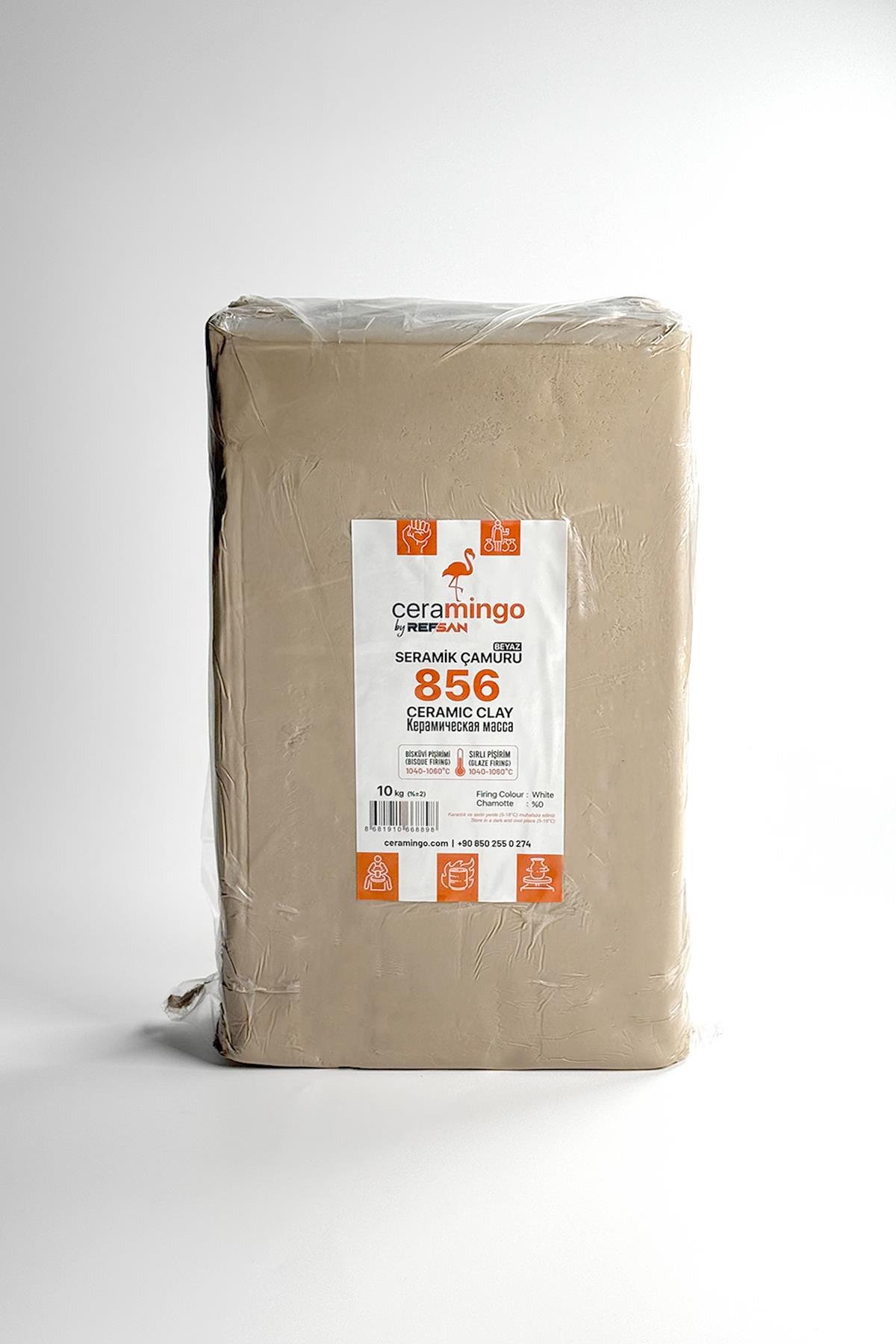856 Ceramic Clay Vacuum 1050°C 10 Kg