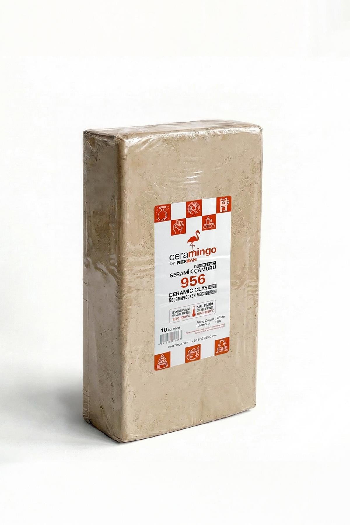 956 Super White Ceramic Clay Vacuum 1050°C 10 Kg