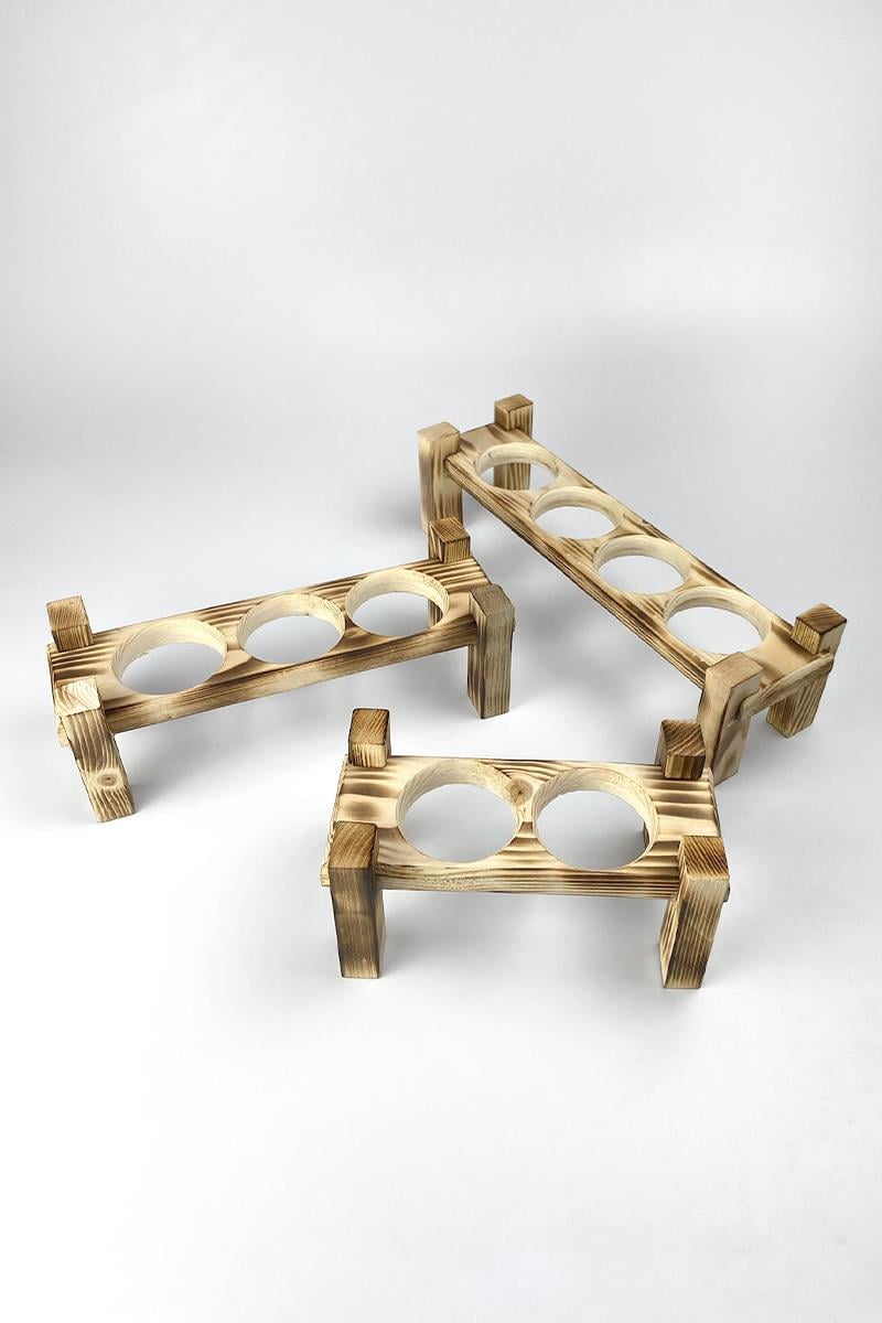 Ahşap Saksılık Set