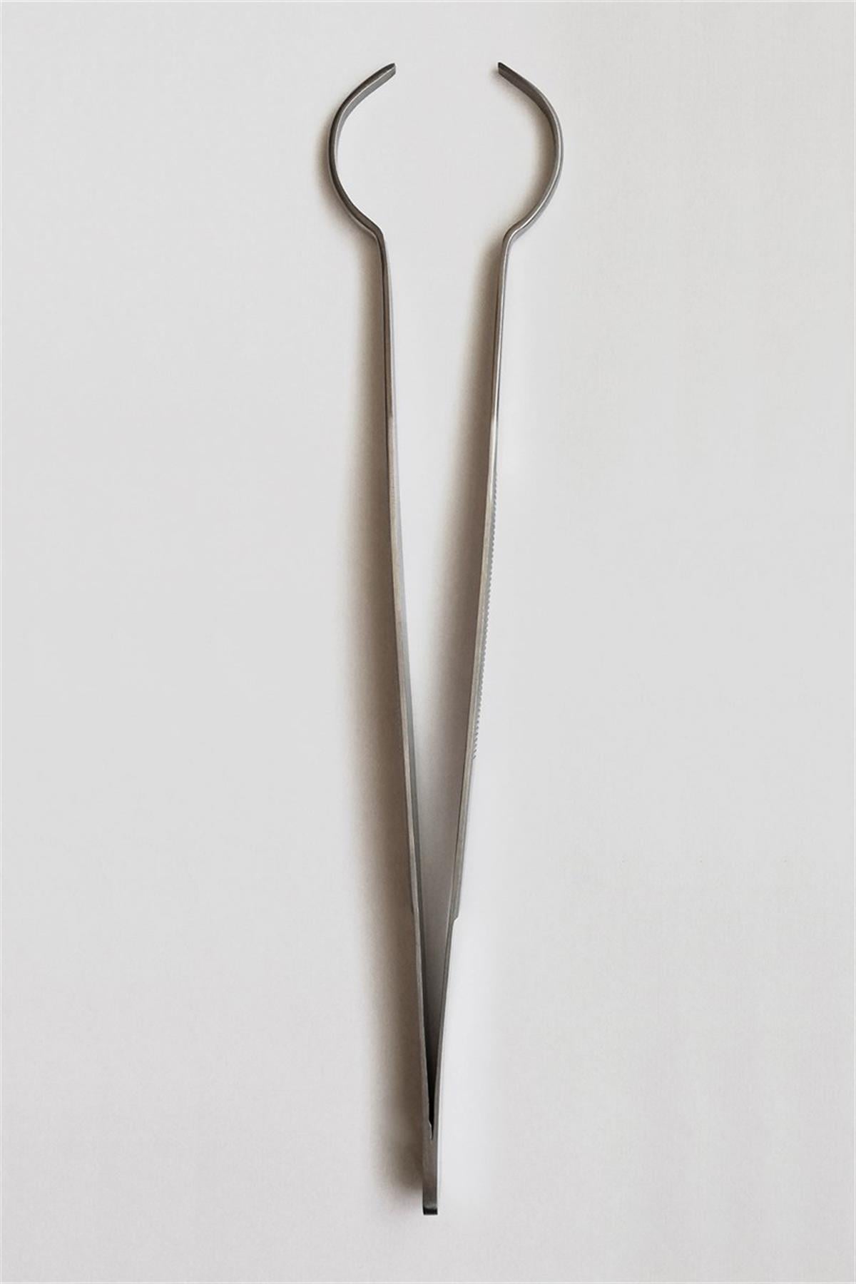 Flame Glass Working Ball Holding Tweezers
