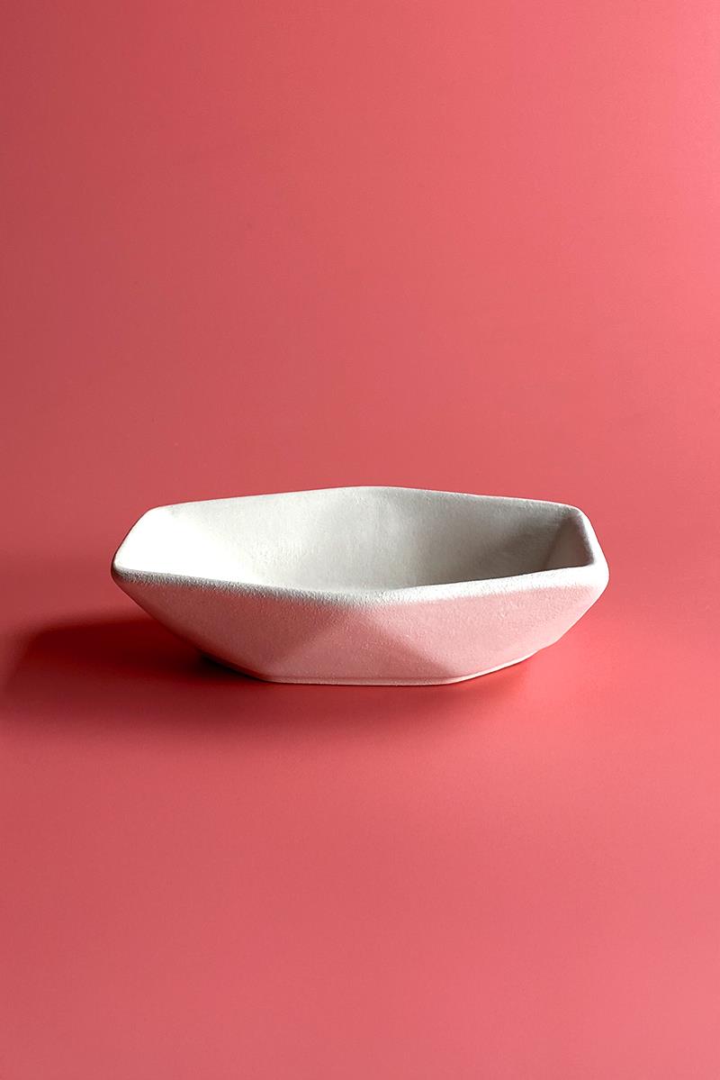 Altıgen Çerezlik - Seramik Bisküvi