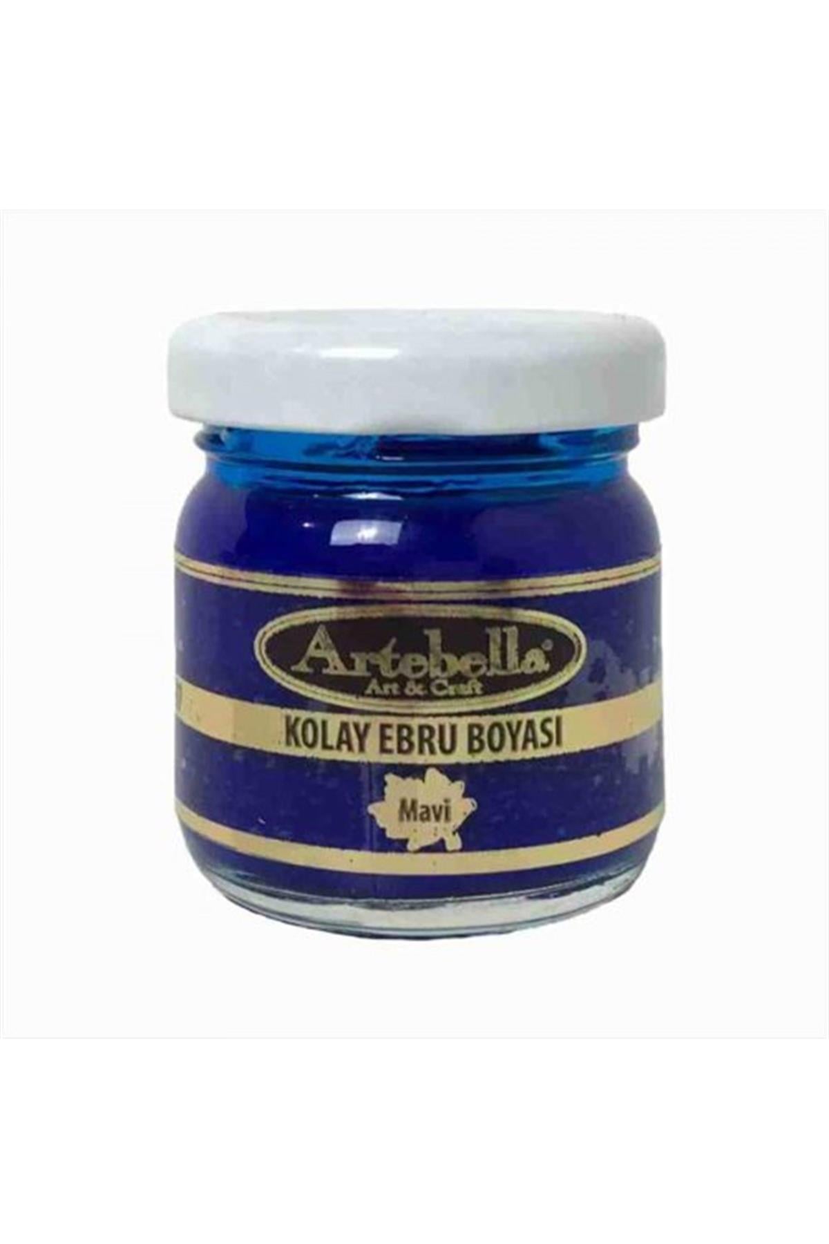 Artebella Kolay Ebru Boyası 40Cc Mavi