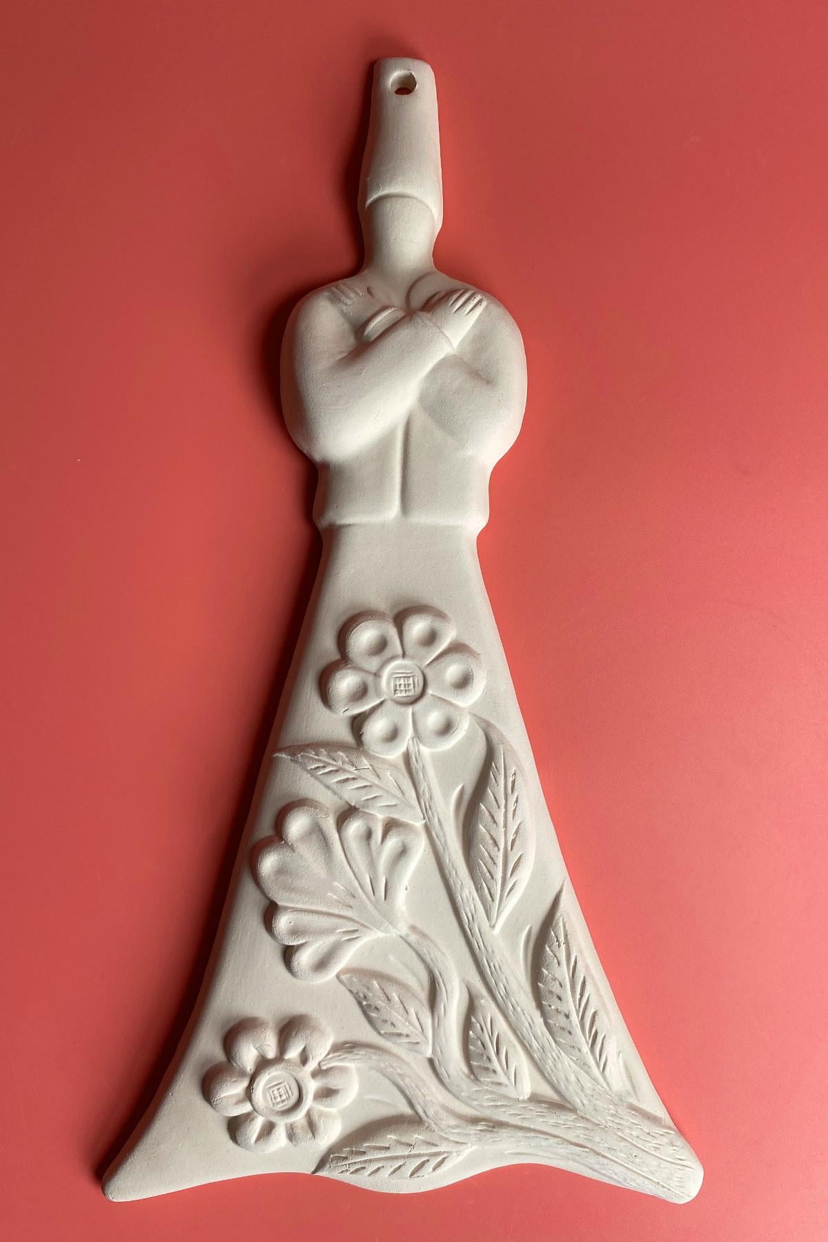 Semazen Fleur en Biscuit Céramique