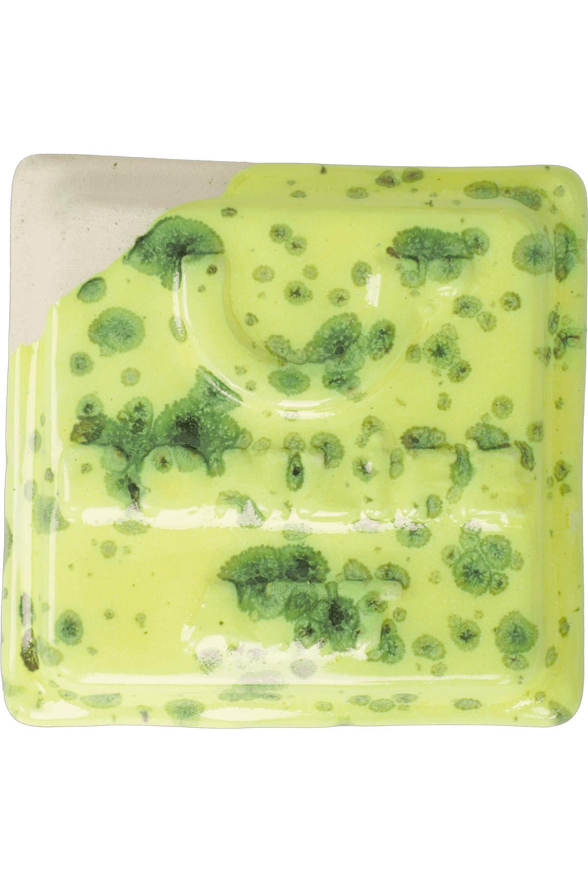 CR-110 Benekli Soft Sarı Seramik Artistik Sır