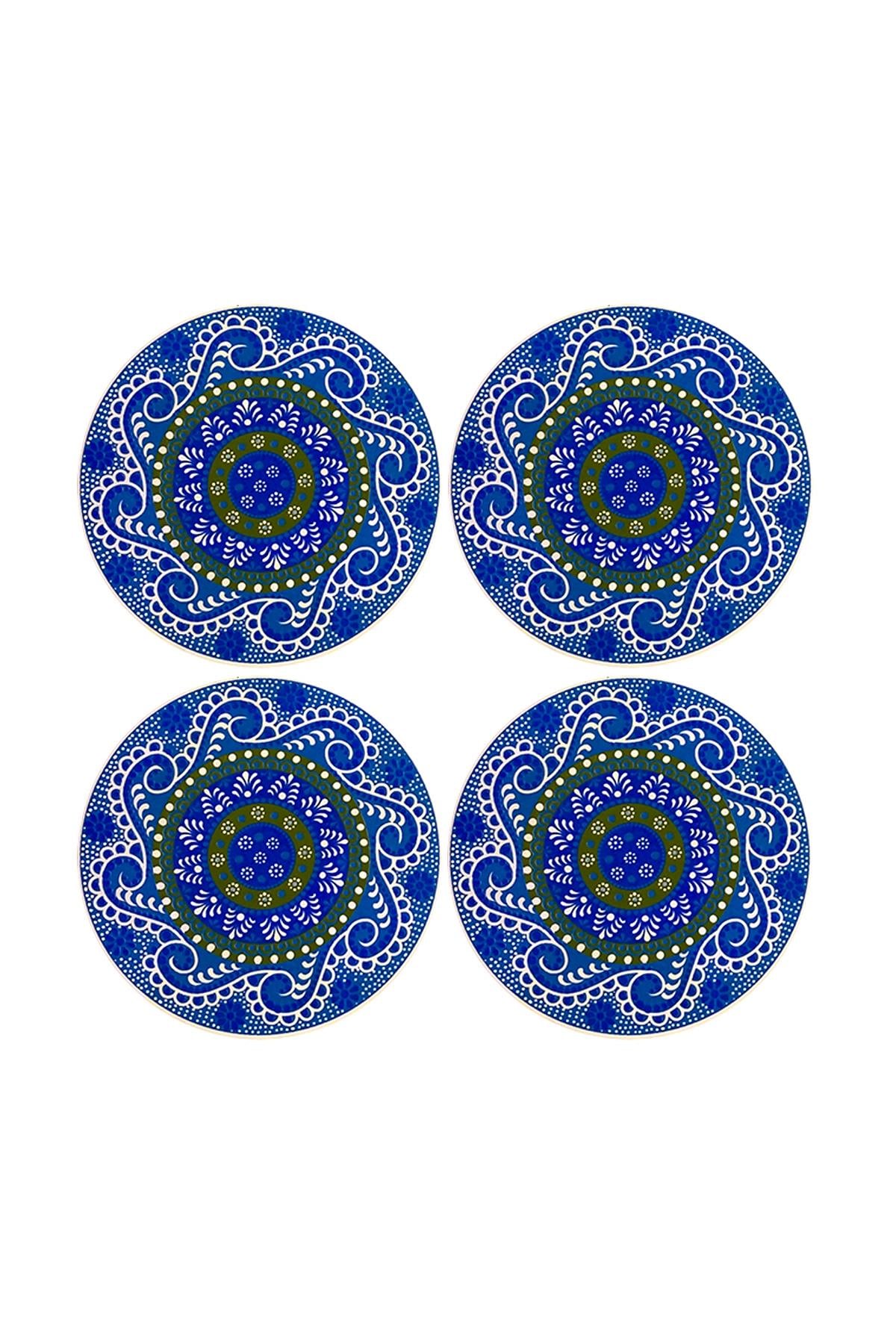 E005-3 Çini Desenli Sır Altı Dekal 12 cm