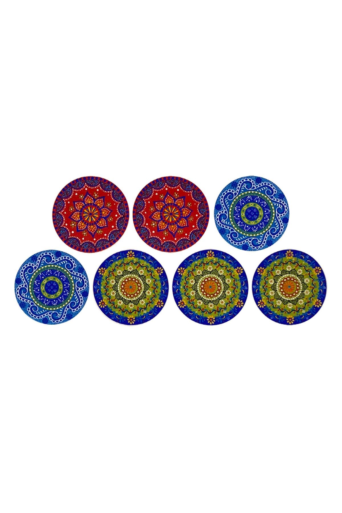 E247-1 Çimi Desenli Sır Altı Dekal 6 cm