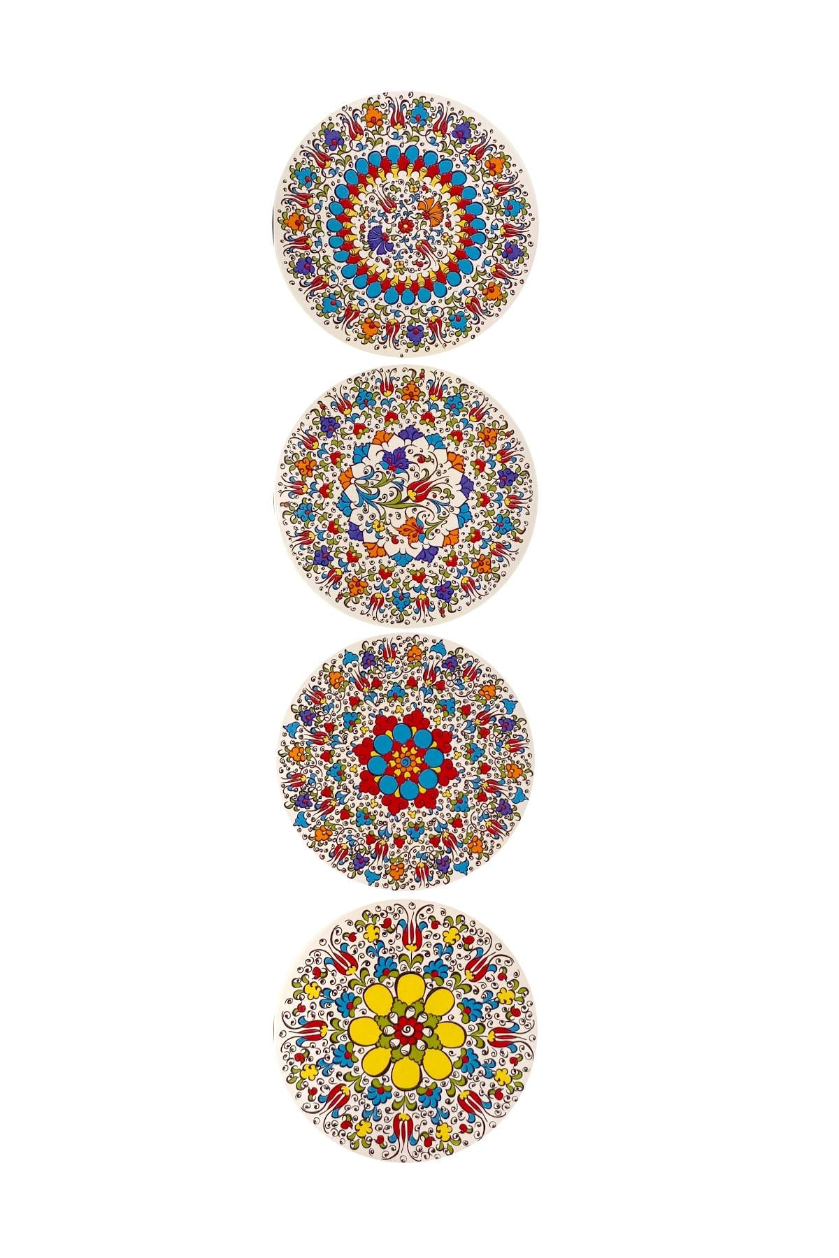 Yuvarlak Çini Deseni Sır Altı Dekal E262-1