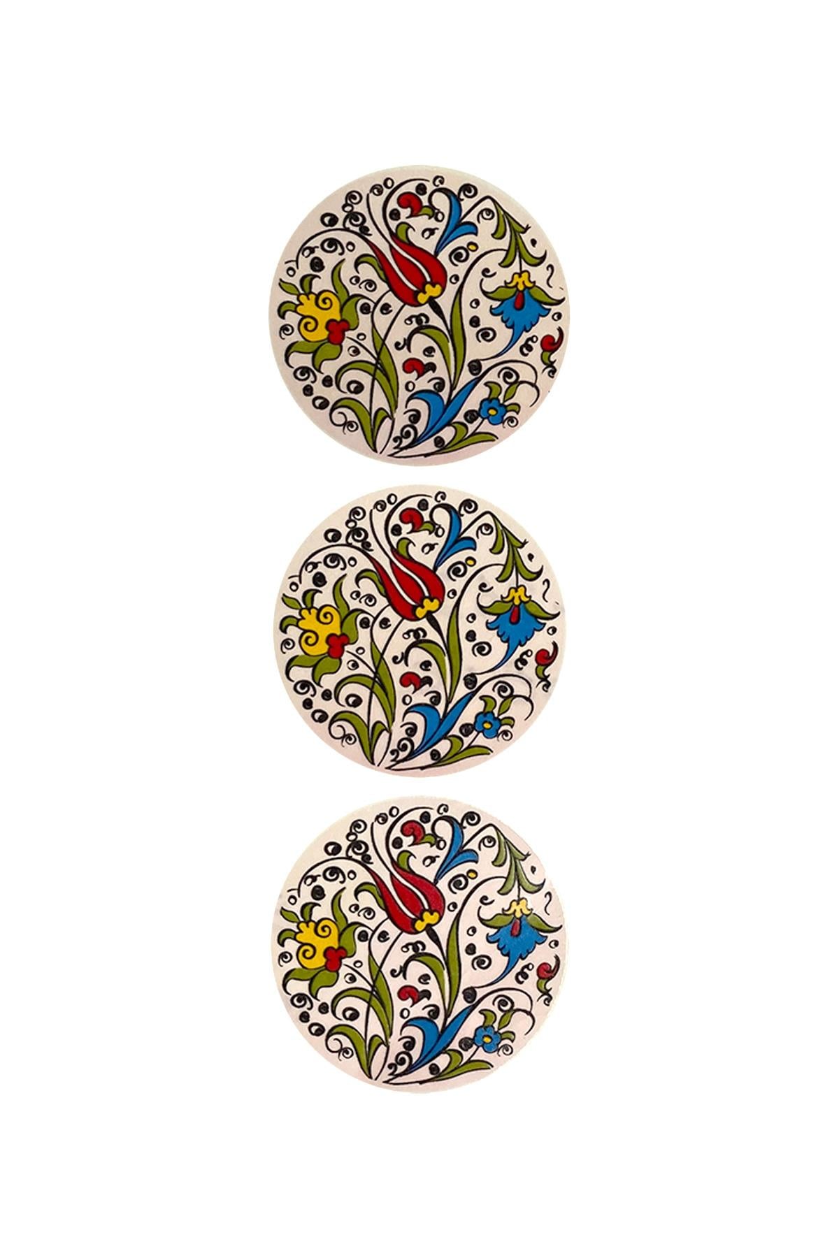 E262-7 Çini Desenli Sır Altı Dekal 7x20 cm