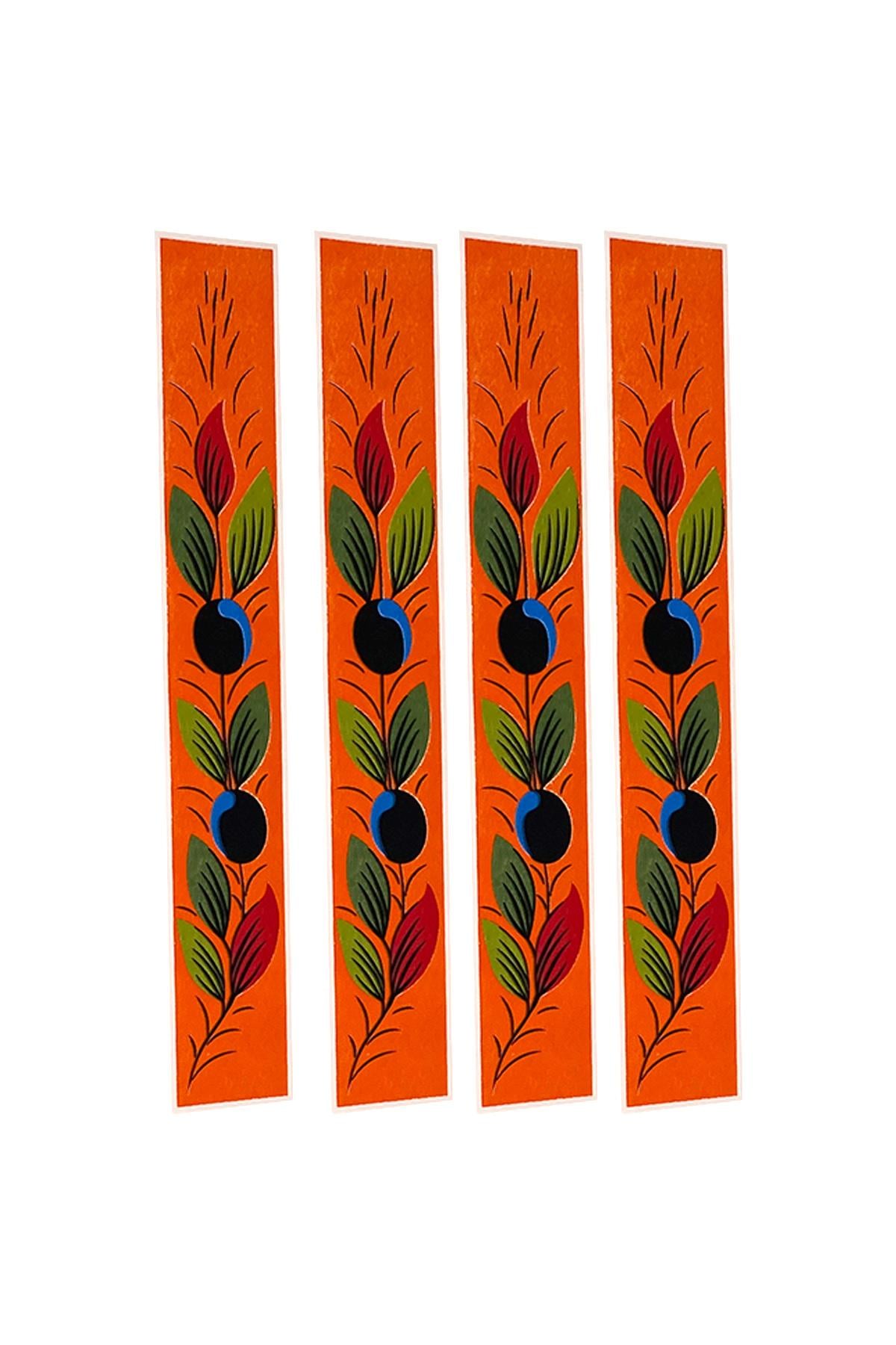 E270-2 Çini Desenli Sır Altı Dekal 3x23 cm