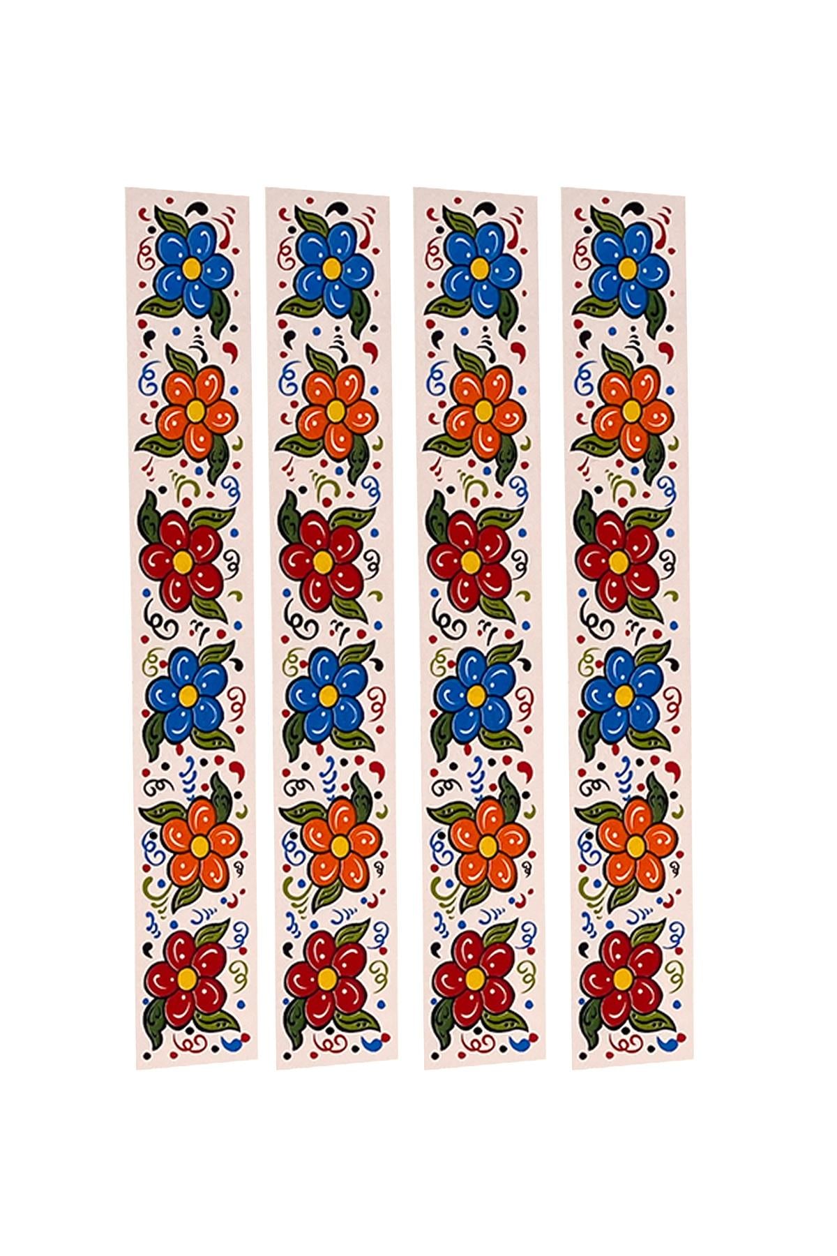 E270-5 Çini Desenli Sır Altı Dekal 3x23 cm