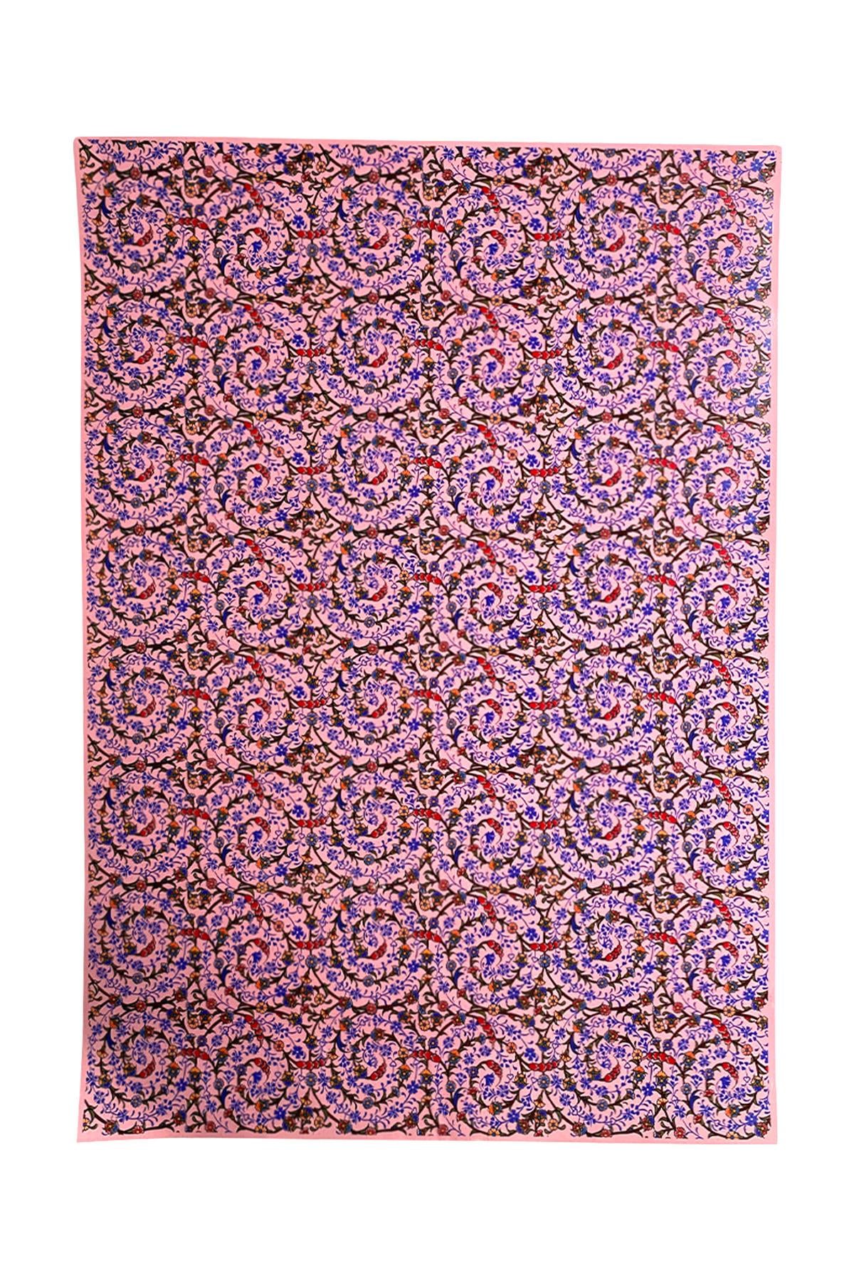 E452-1 Çiçek Desenli Sır Altı Dekal 50x70 cm