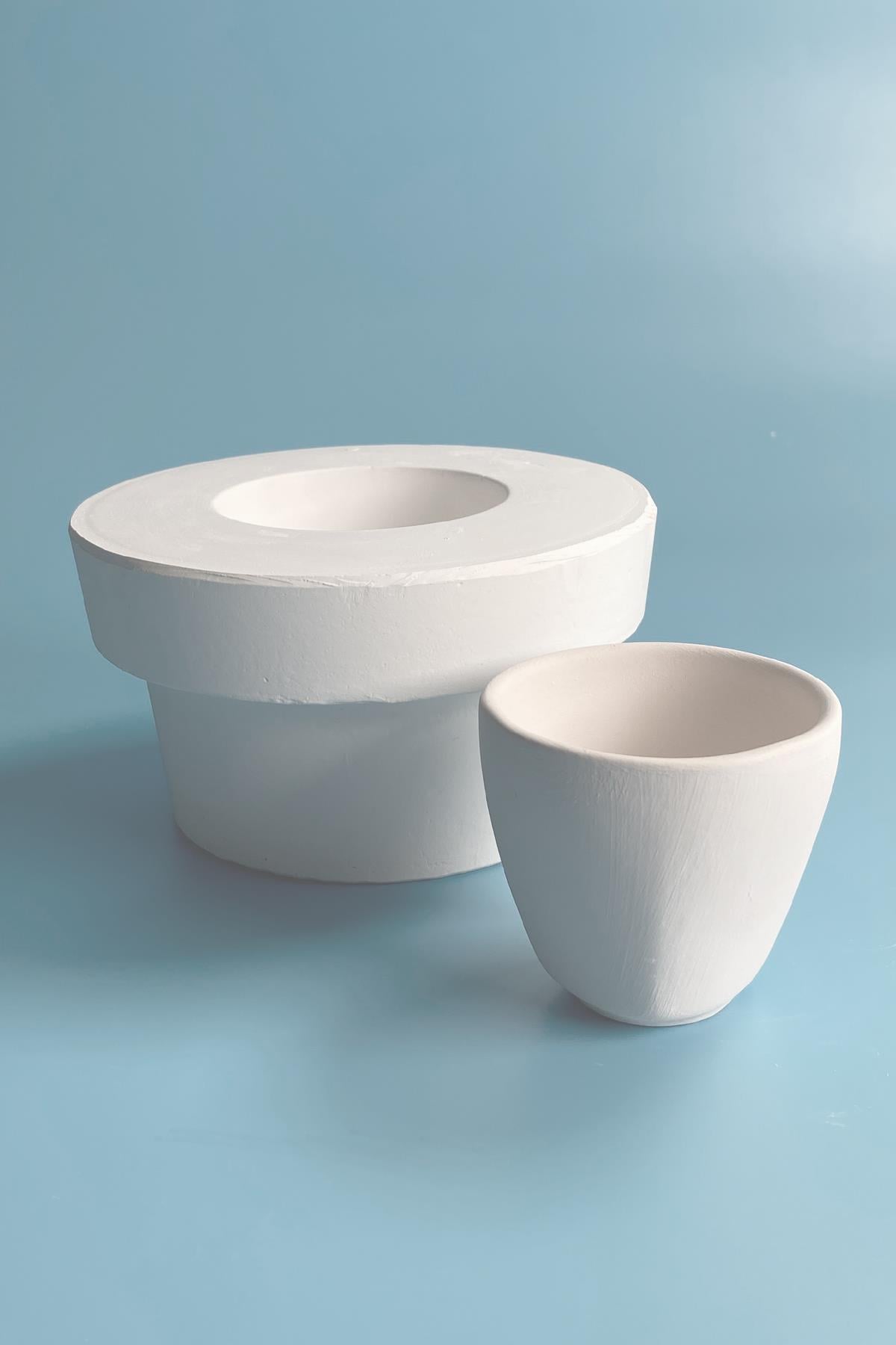 Espresso Mug Alçı Kalıp