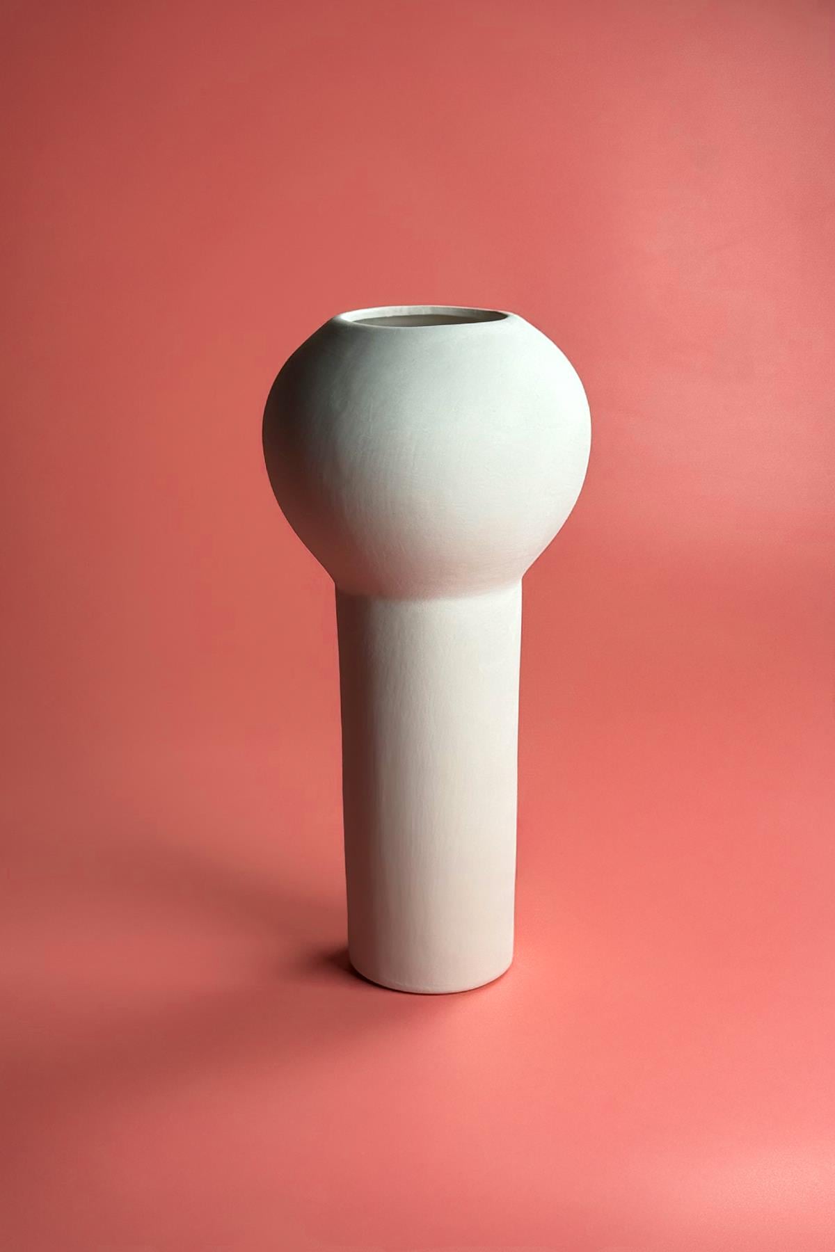 Fener Vazo - Seramik Bisküvi