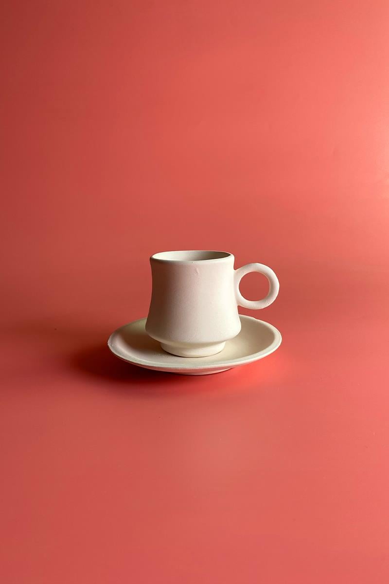 Tasse à Café Kazan en Biscuit Céramique