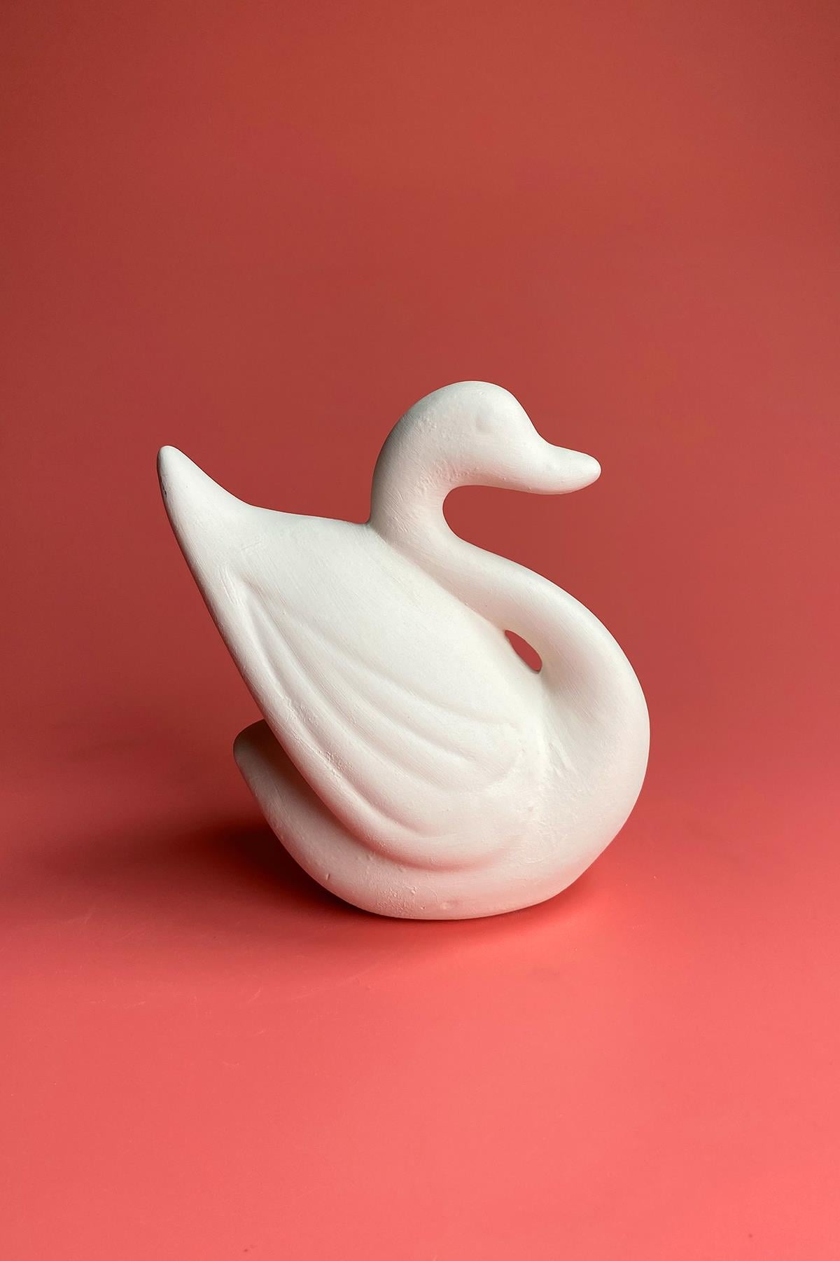 Cygne en Biscuit Céramique