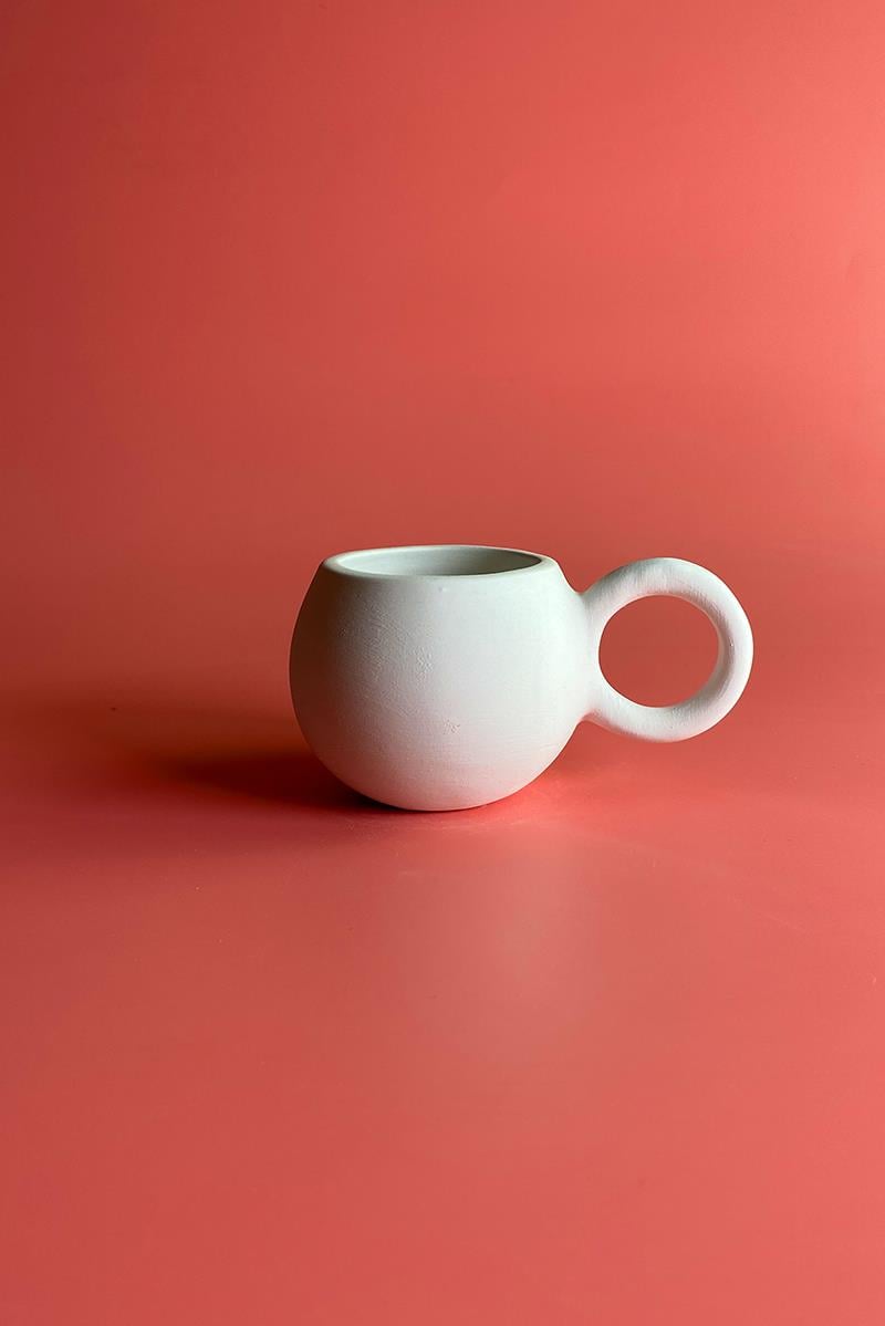 Nida Nescafe Fincanı Seramik Bisküvi