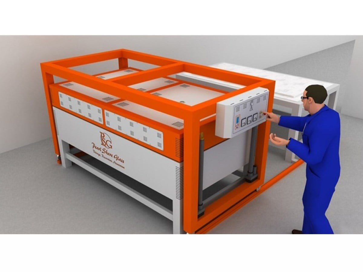 RC2K1.500 GLASS FUSION KILN (3 RESERVOIRS, ONE TOP - TWO FLOOR)