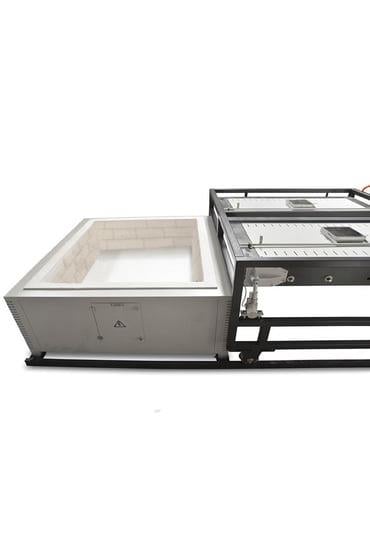 RCK600 GLASS FUSION KILN WITH TWO RESERVOIR (1 TOP+1 FLOOR)