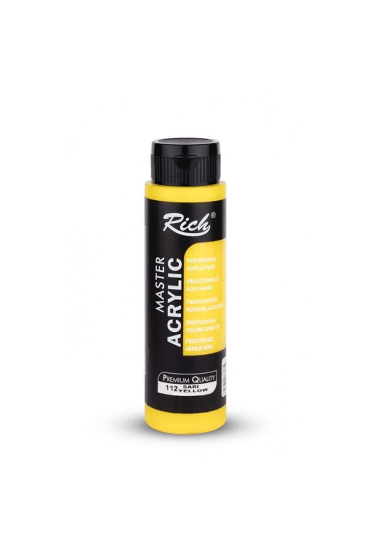 Rich Master Akrilik Boya - 01964 Sarı 500 ml