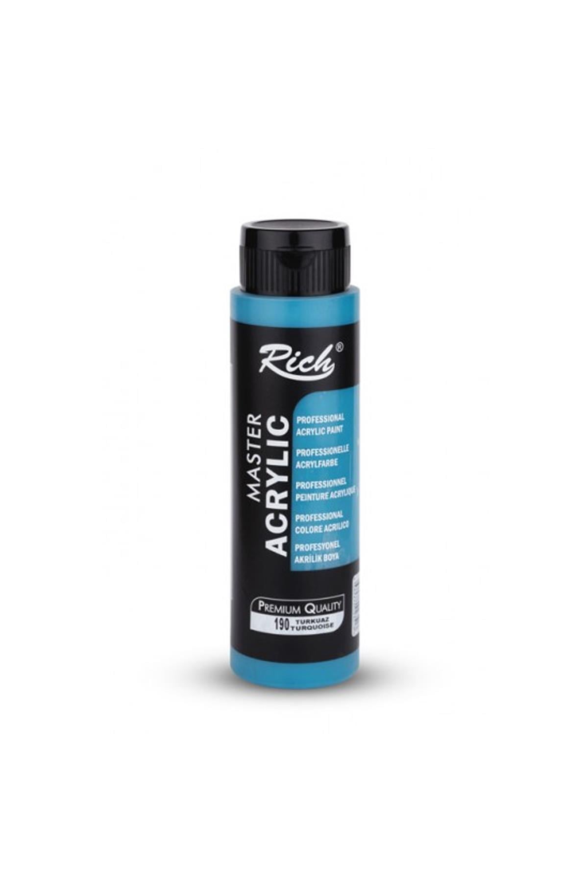 Rich Master Akrilik Boya - 02351 Turkuaz 500 ml