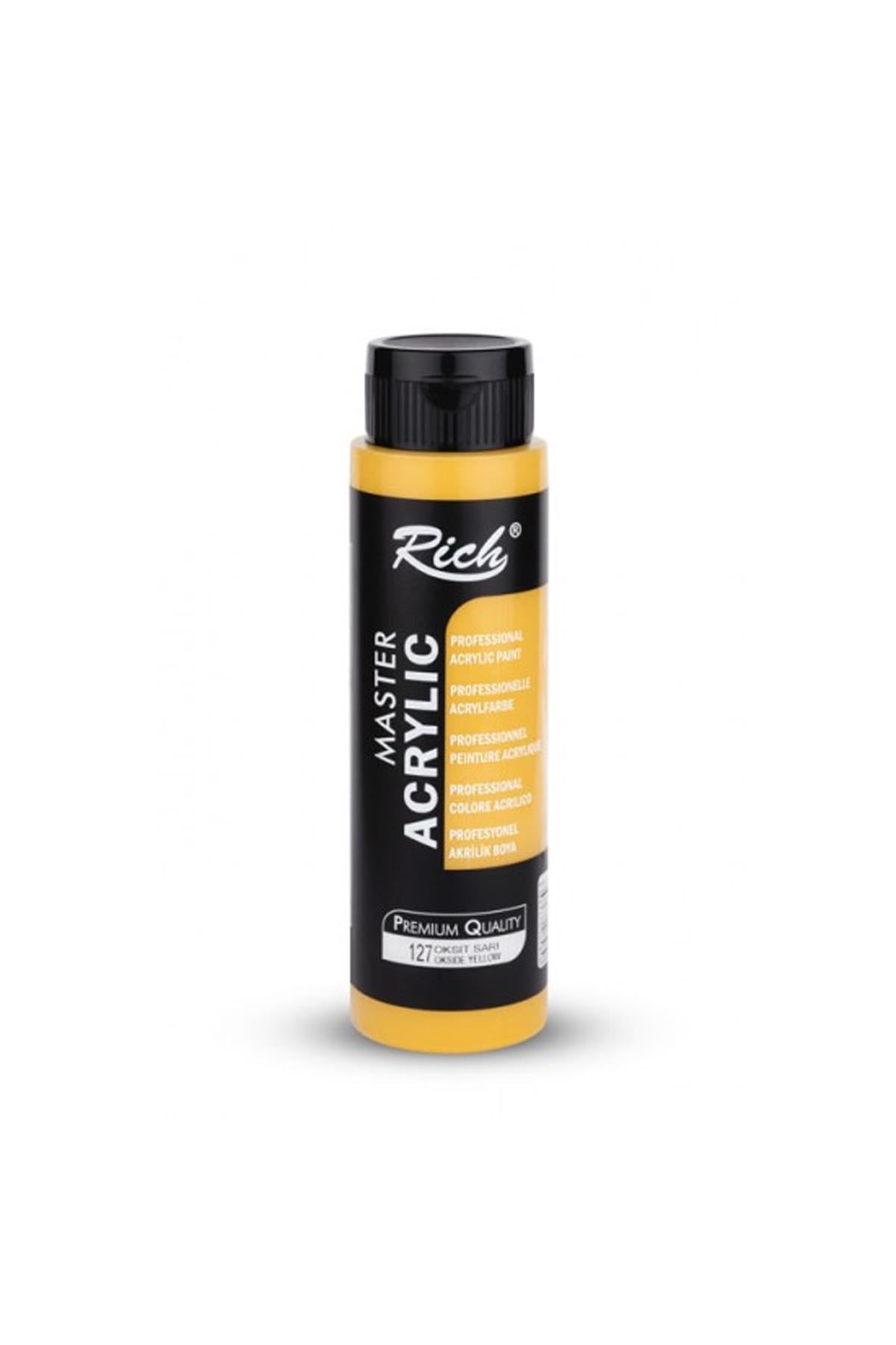 Rich Master Akrilik Boya - 06585 Oksit Sarı 500 ml