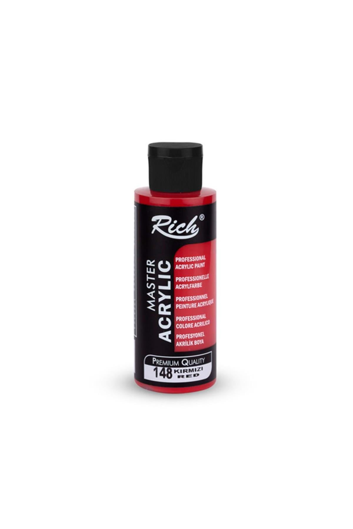 Rich Master Akrilik Boya - 148 Kırmızı 120 ml