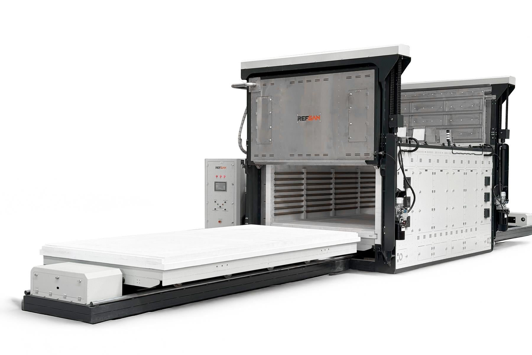 RT2A8000 Arabalı İki Kapılı Isıl İşlem Fırını 8m³