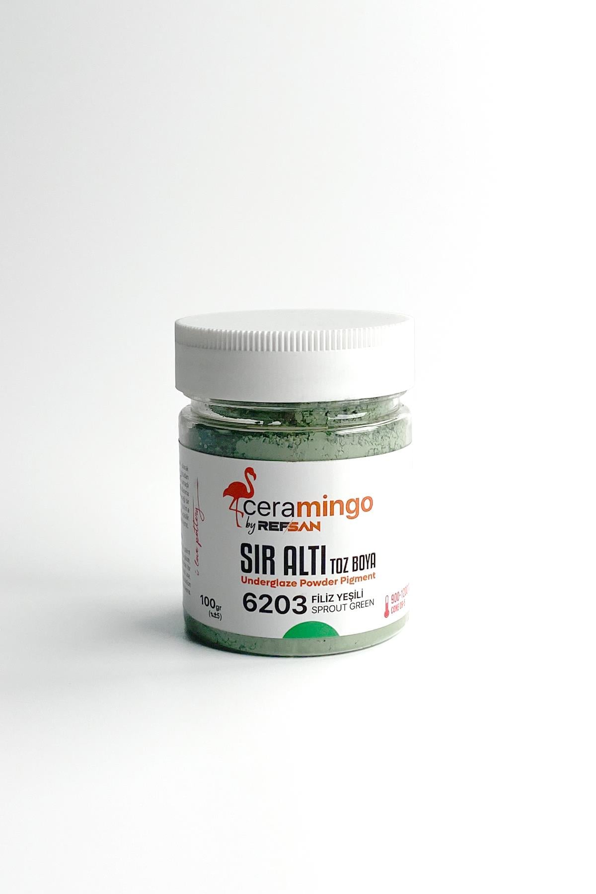 Underglaze Powder Dye 6203 Sprout Green