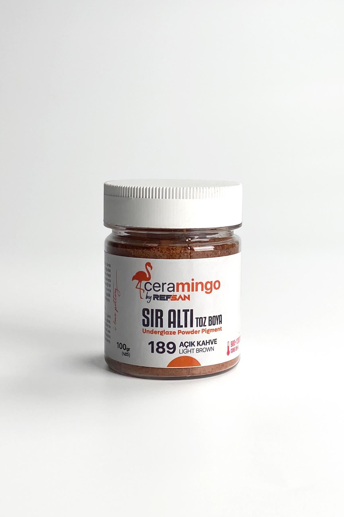 Underglaze Powder Dye 189 Light Brown (Gold Yellow)