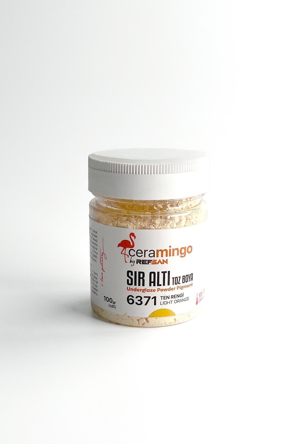 Underglaze Powder Dye 6371 Light Orange