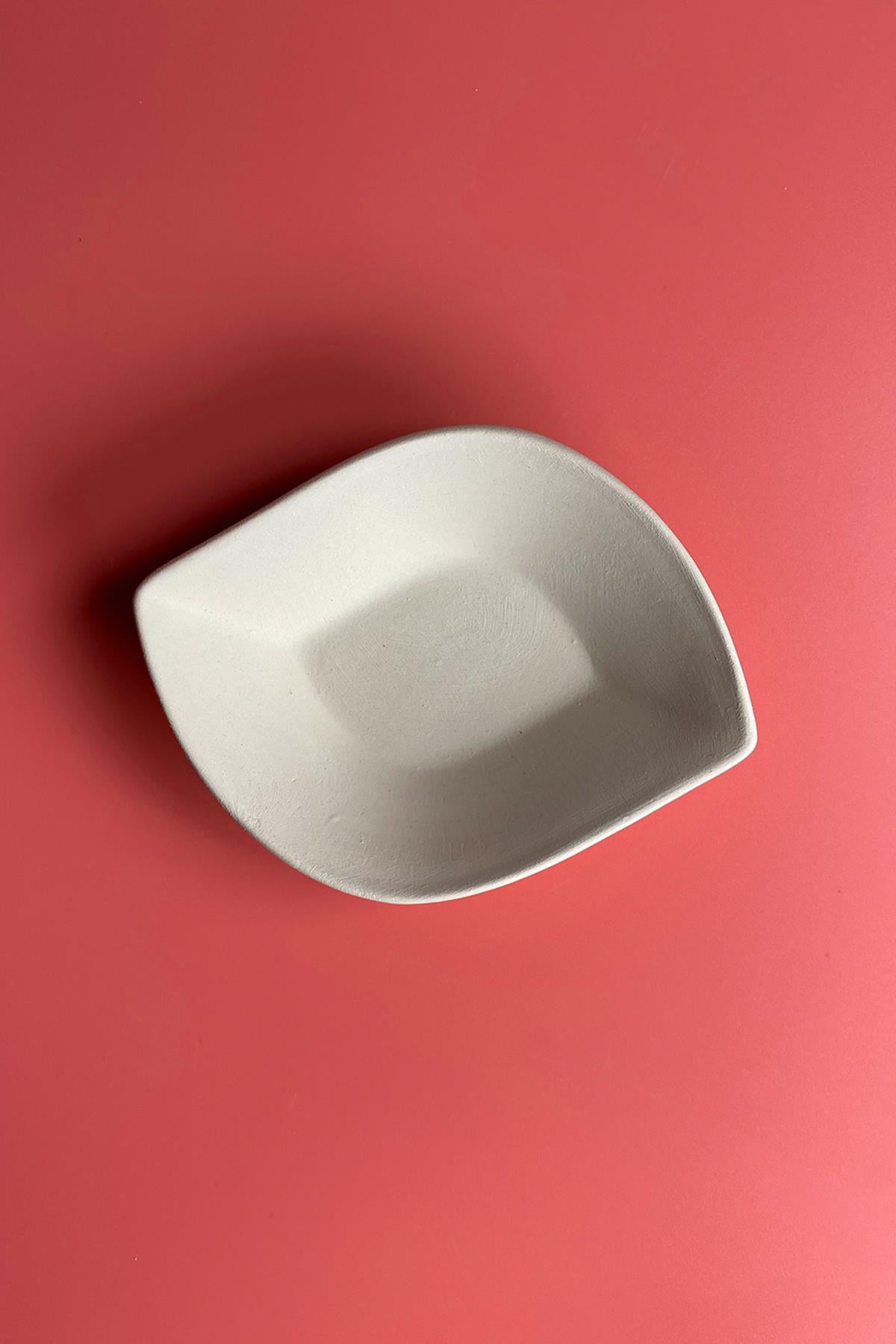 Coupelle Feuille en Biscuit Céramique