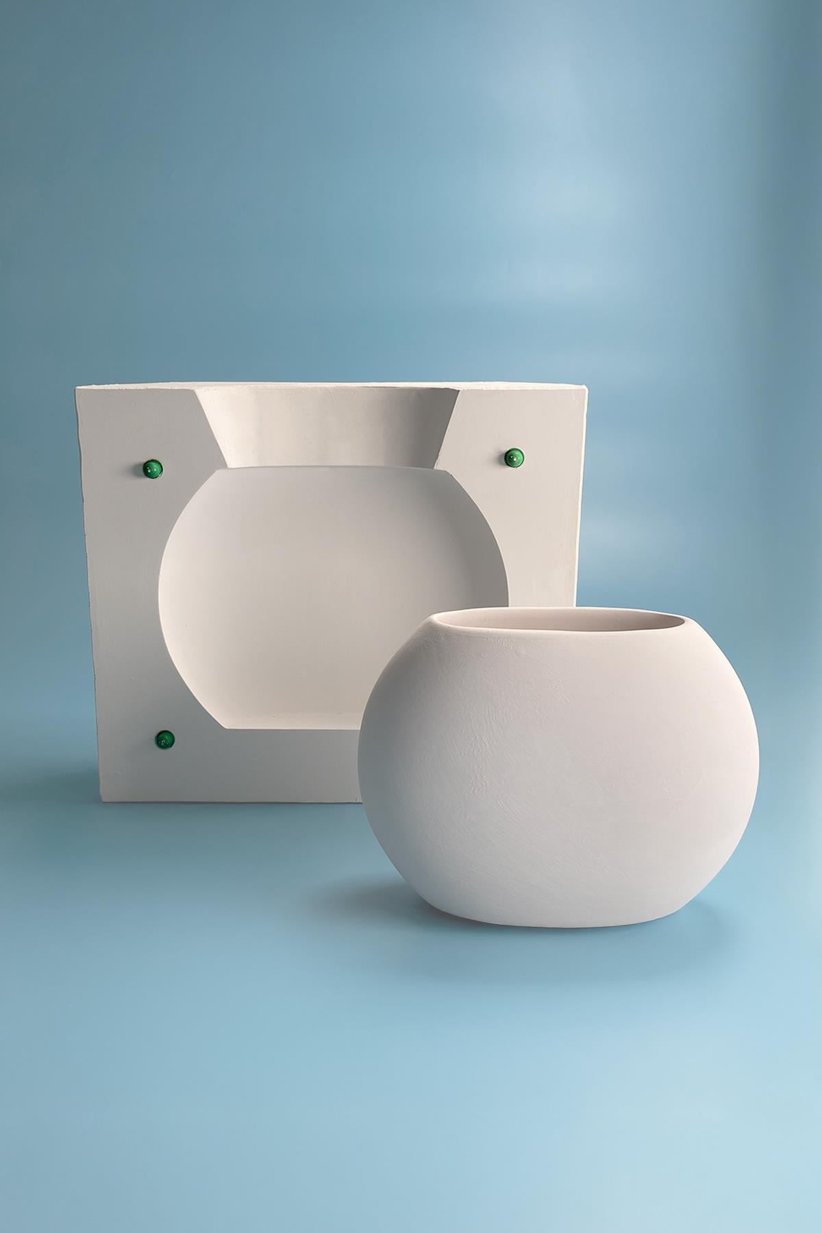 Vase Horizontal - Moule en Plâtre